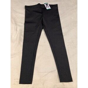 Matty  M Pull on Stretch Straight Leg Women's Dress Pants Dark Gray Size XL
